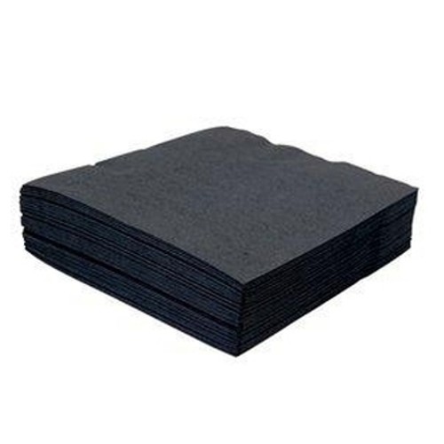 Black cocktail napkins x - black, 24
