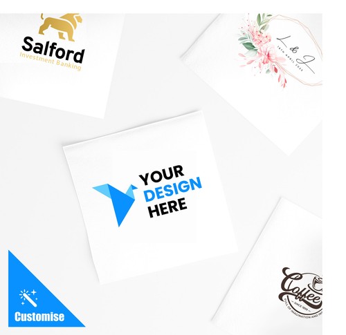 Custom printed paper napkins - custom,