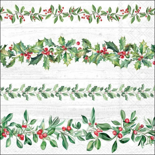 Christmas holly leaf - 4x,