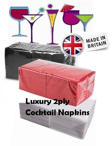 Cocktail napkin 2ply - 2ply, paper