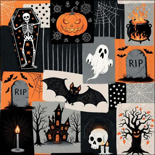 Creepy halloween skeleton - halloween,