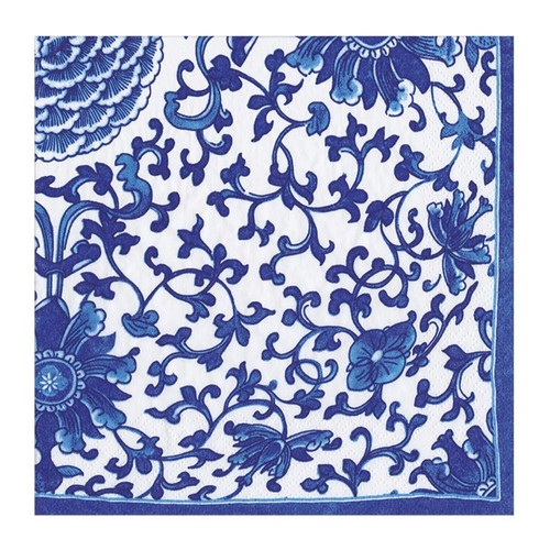 Indigo garden blue white - indigo,