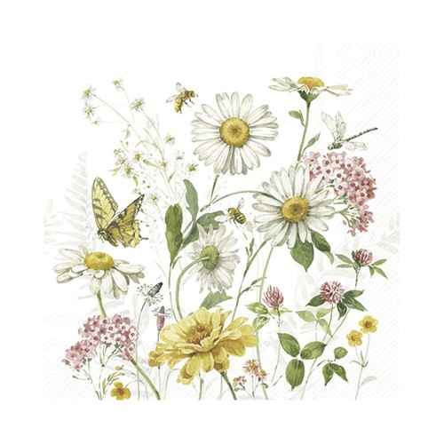 Wildflower and butterfly - wildflower,
