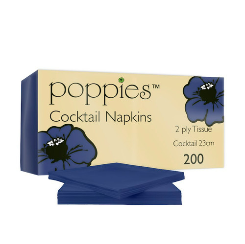 Cocktail navy blue - blue, 23cm