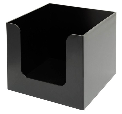 Napkin holder black cocktail - black,