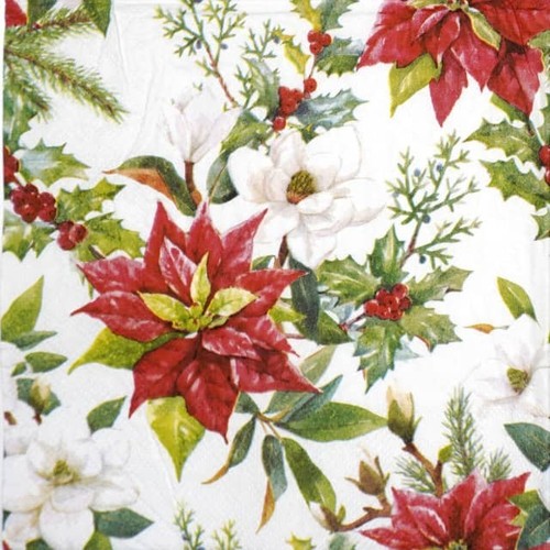 Cocktail napkins 25x25cm - 4x,