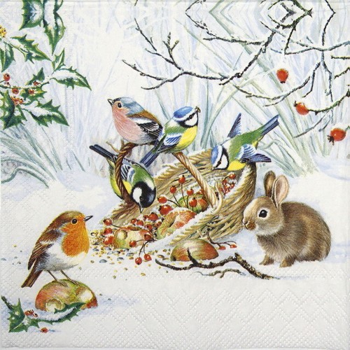Single cocktail napkins - 4x,