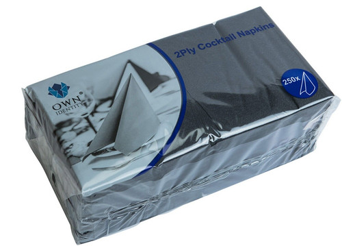 Black cocktail napkins box - cocktail,